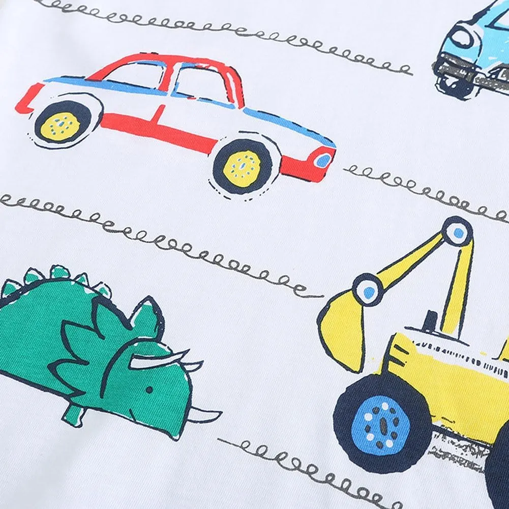 Boys T-Shirts Tops Shirts Kids T-Shirts Summer Short Sleeve Tees T Shirts for Boys Cotton T-Shirts