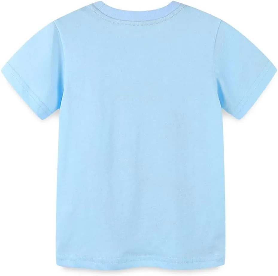 Boys T-Shirts Tops Shirts Kids T-Shirts Summer Short Sleeve Tees T Shirts for Boys Cotton T-Shirts