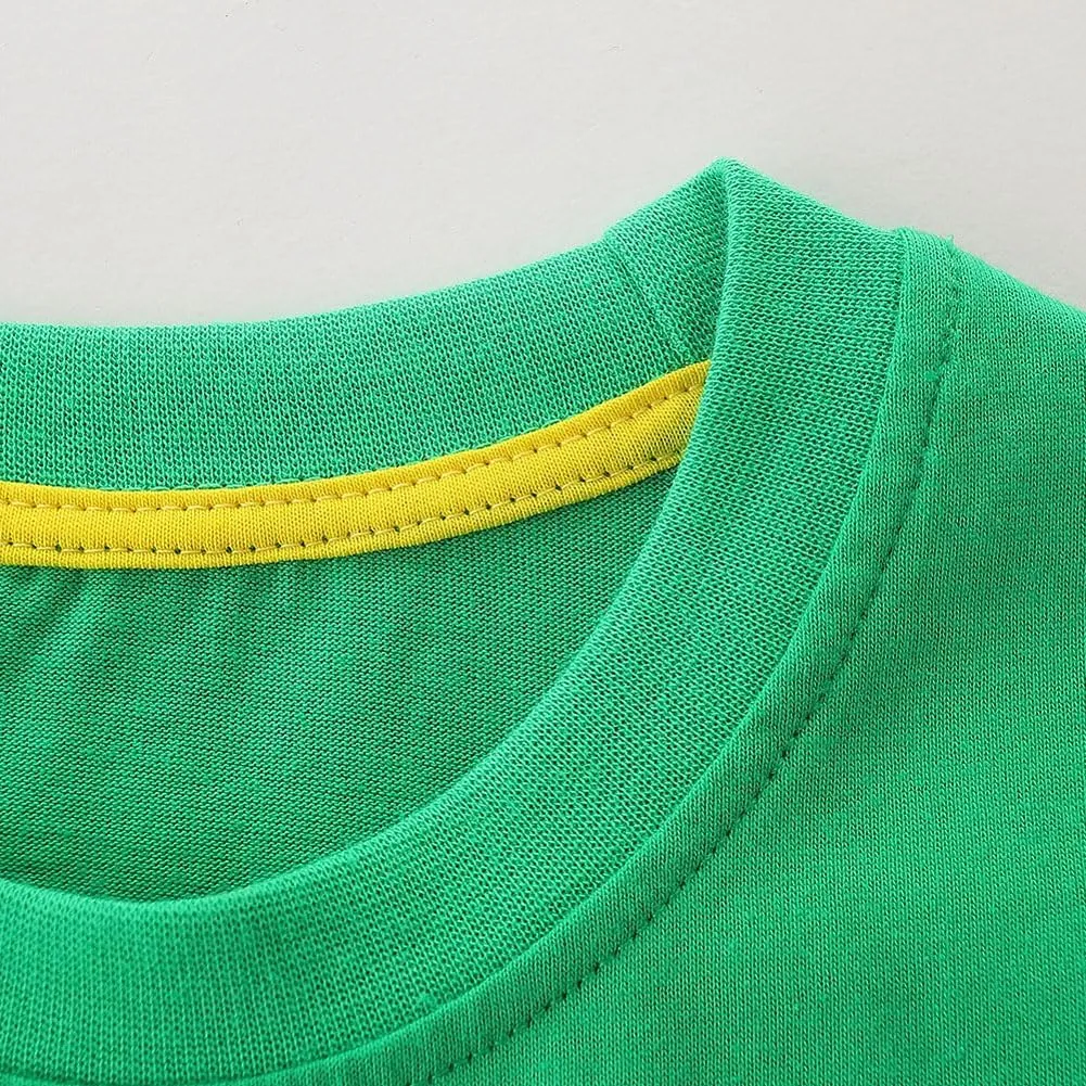 Boys T-Shirts Tops Shirts Kids T-Shirts Summer Short Sleeve Tees T Shirts for Boys Cotton T-Shirts