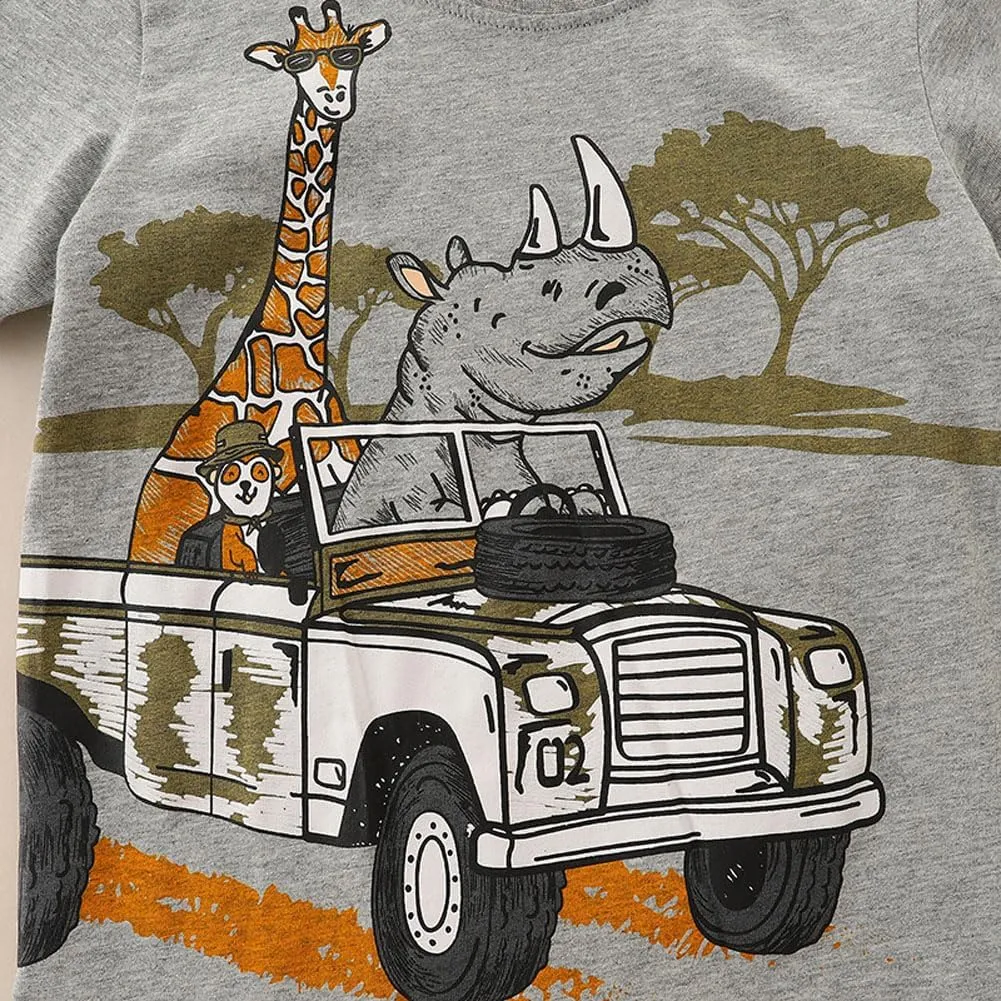 Boys T-Shirts Tops Shirts Kids T-Shirts Summer Short Sleeve Tees T Shirts for Boys Cotton T-Shirts