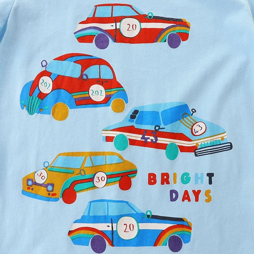 Boys T-Shirts Tops Shirts Kids T-Shirts Summer Short Sleeve Tees T Shirts for Boys Cotton T-Shirts