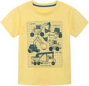 Boys T-Shirts Tops Shirts Kids T-Shirts Summer Short Sleeve Tees T Shirts for Boys Cotton T-Shirts