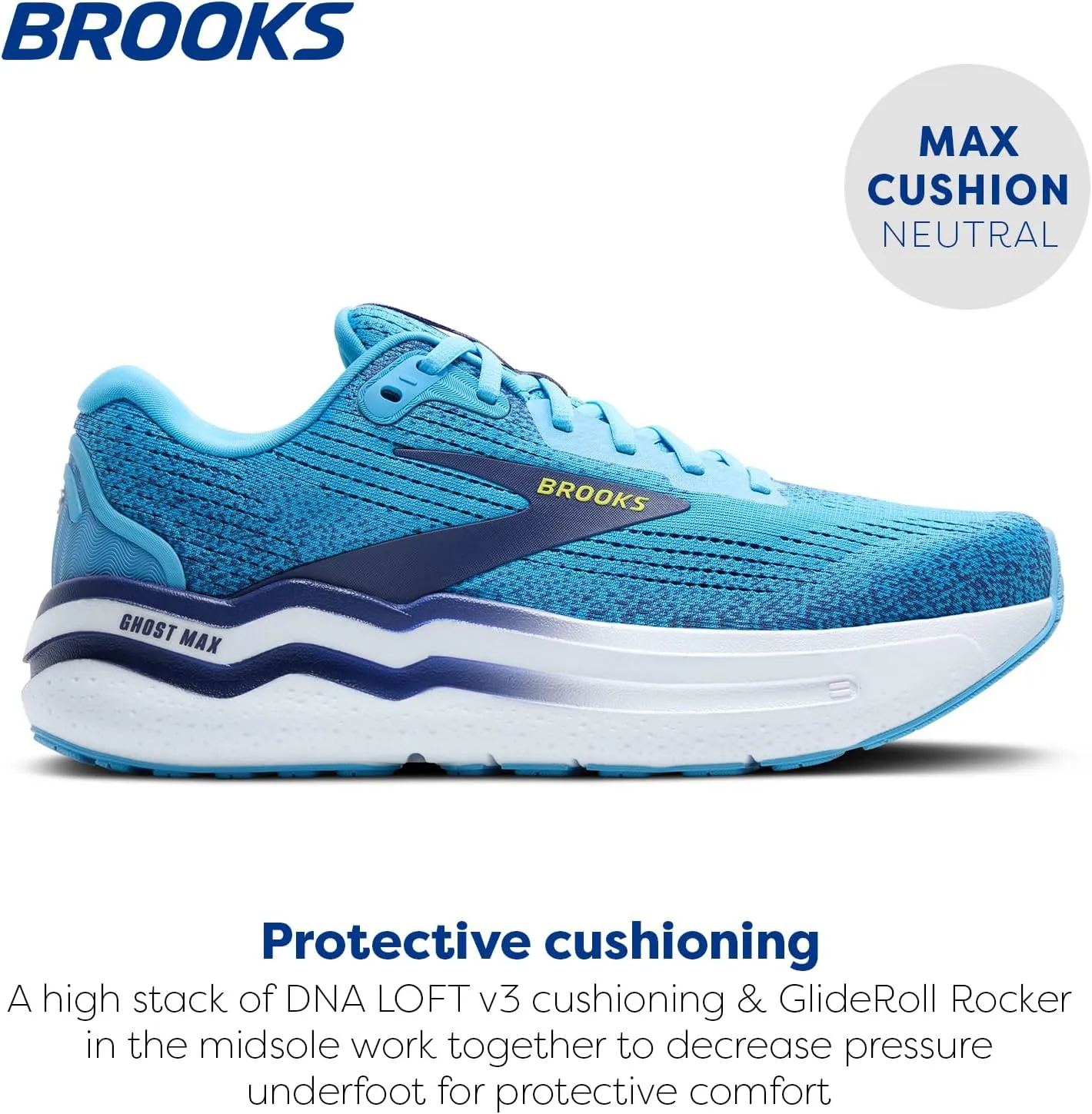 Brooks Mens Ghost Max 2 Running and Walking Shoes