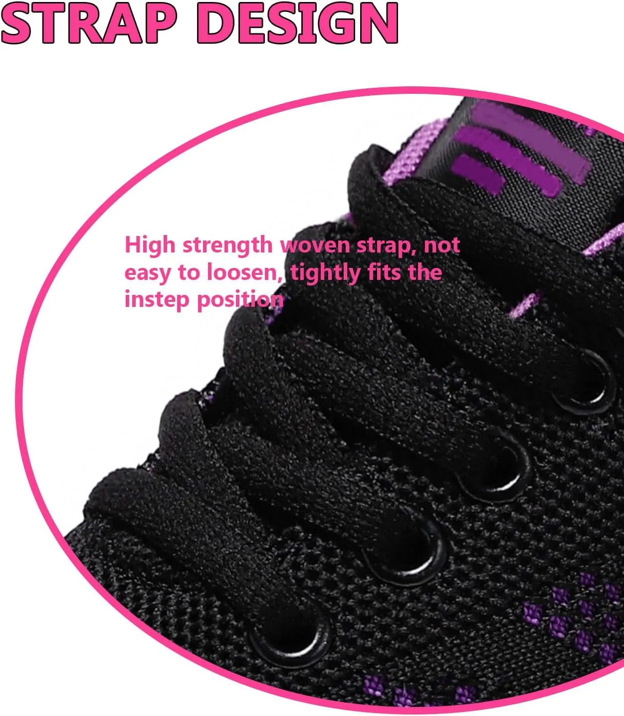 Buhelyc Womens Comfortable Sneakers Mesh Fashion Lightweight Running Shoes Casual Walking Shoes Lace Up Walking Shoes
