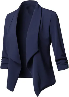 Cardigan Womens Coat Open Long Front Solid Sleeve Casual Women's Coat Coat Hood Womens Coat