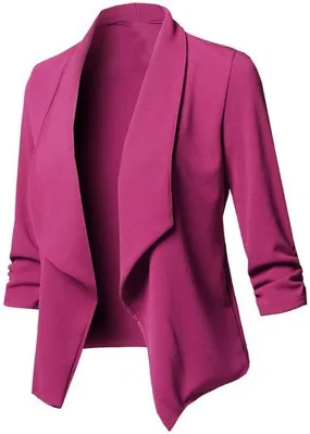 Cardigan Womens Coat Open Long Front Solid Sleeve Casual Women's Coat Coat Hood Womens Coat