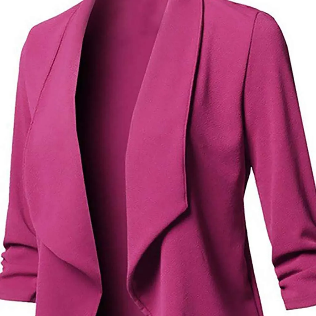 Cardigan Womens Coat Open Long Front Solid Sleeve Casual Women's Coat Coat Hood Womens Coat