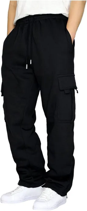Cargo Pants Men Baggy White Elastic Waist Pants for Tall Men Mens Loose fit Jeans Mens Hiking Pants Fleece Lined Mens Knit Pants Casual Stacked Joggers Pants for Men Mens Petite Sweatpants