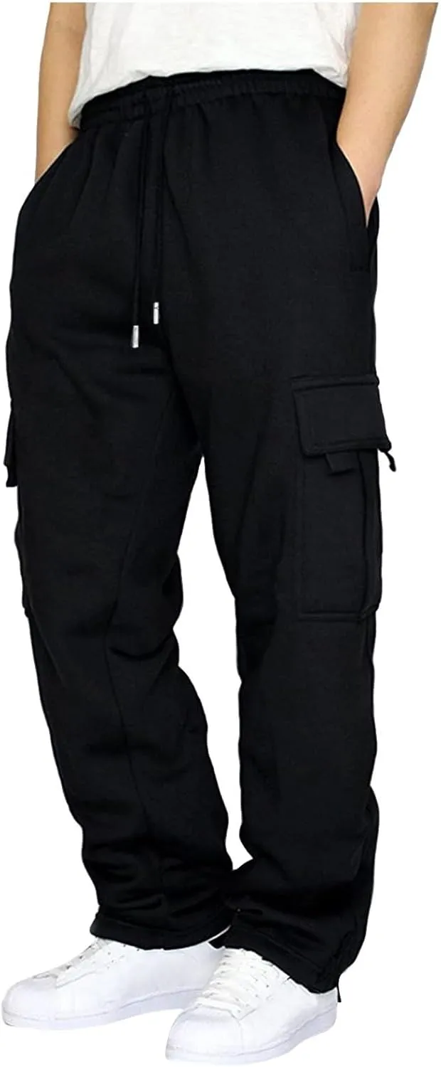 Cargo Pants Men Baggy White Elastic Waist Pants for Tall Men Mens Loose fit Jeans Mens Hiking Pants Fleece Lined Mens Knit Pants Casual Stacked Joggers Pants for Men Mens Petite Sweatpants