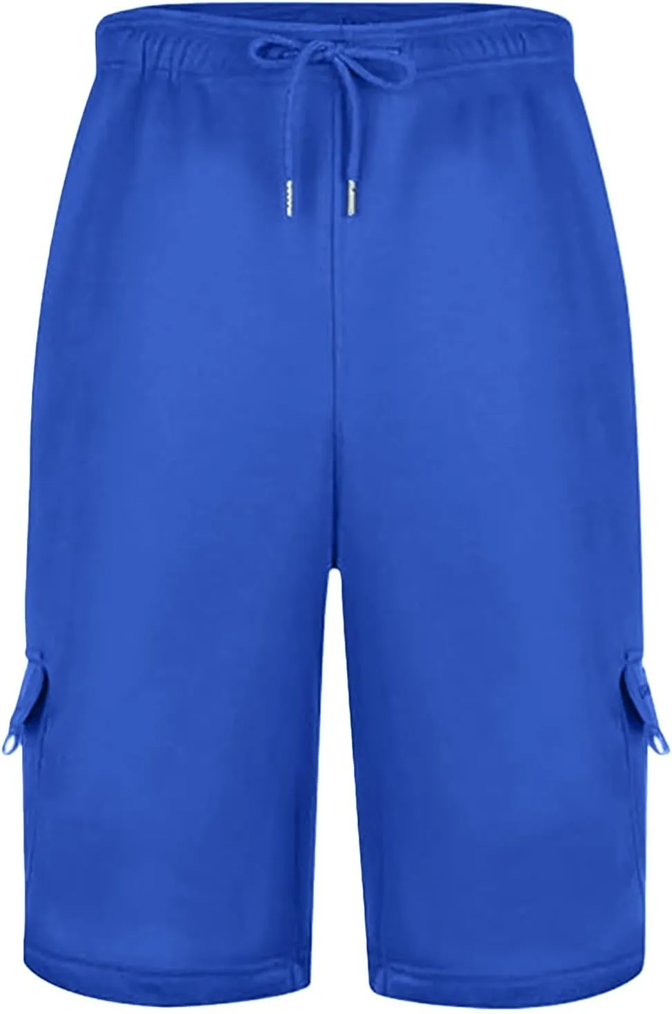 Cargo Shorts for Men Stretch Drawstring Work Shorts Outdoor Hiking Fishing Cargo Shorts Athletic Shorts Pockets