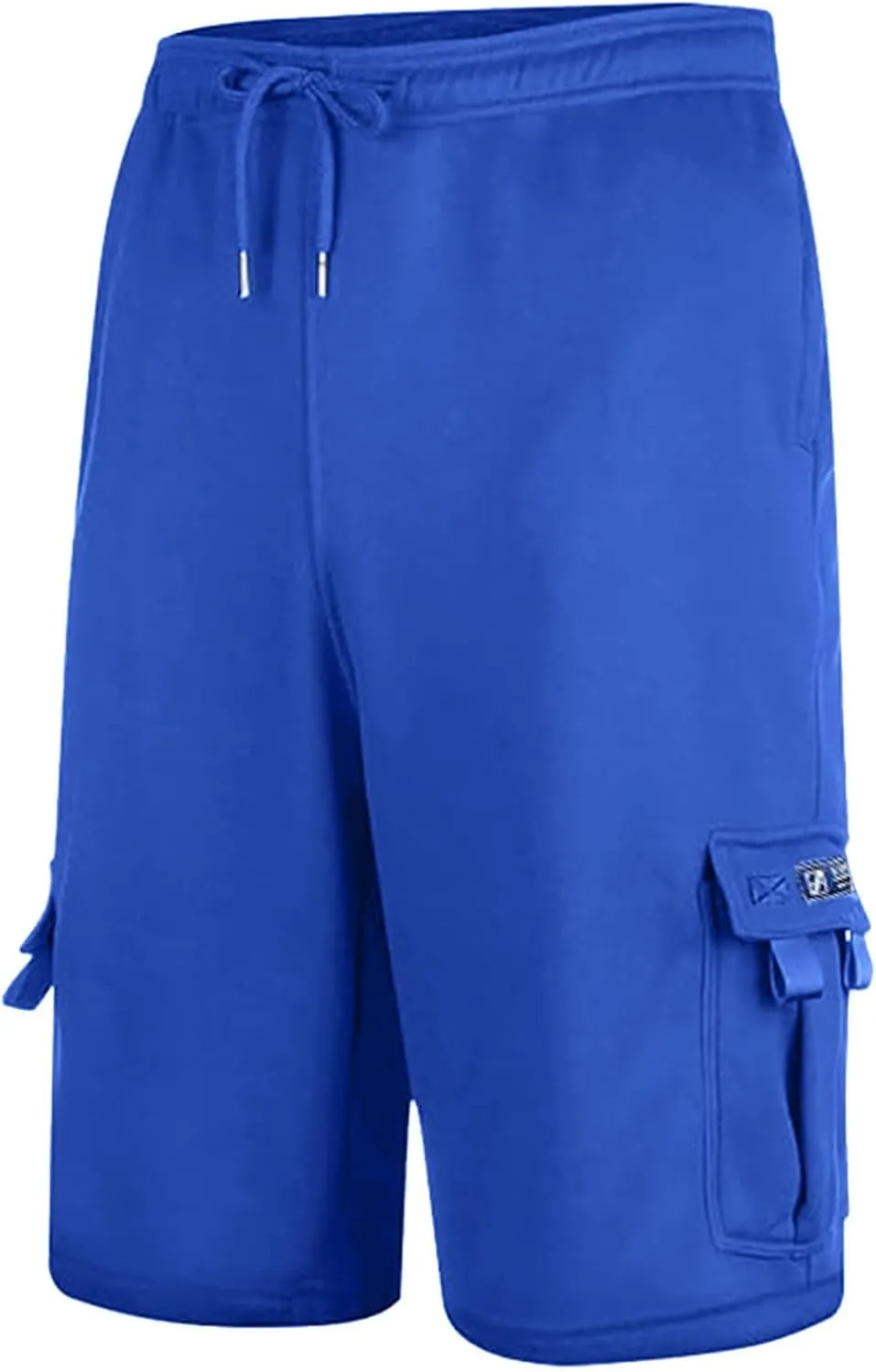 Cargo Shorts for Men Stretch Drawstring Work Shorts Outdoor Hiking Fishing Cargo Shorts Athletic Shorts Pockets