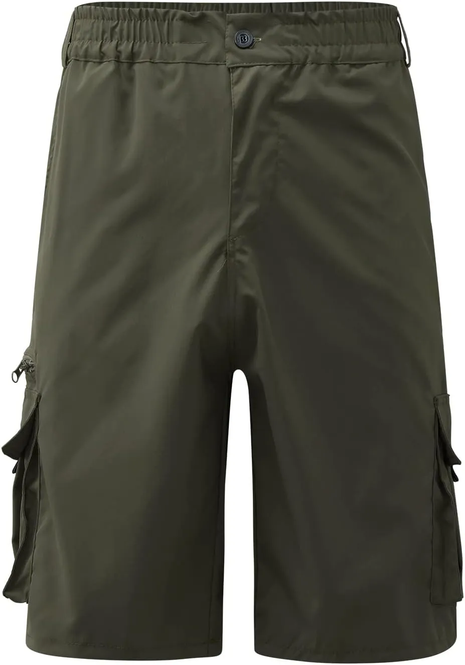 Cargo Shorts for Men Summer Elastic Waist Shorts Lightweight Work Shorts Big and Tall Cargo Shorts with Pockets