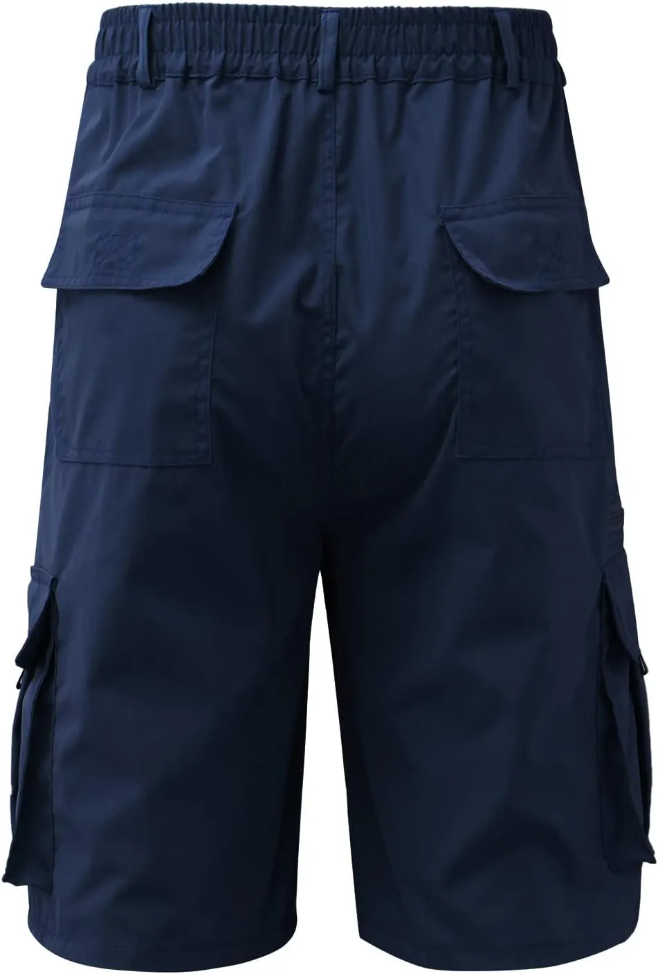 Cargo Shorts for Men Summer Elastic Waist Shorts Lightweight Work Shorts Big and Tall Cargo Shorts with Pockets