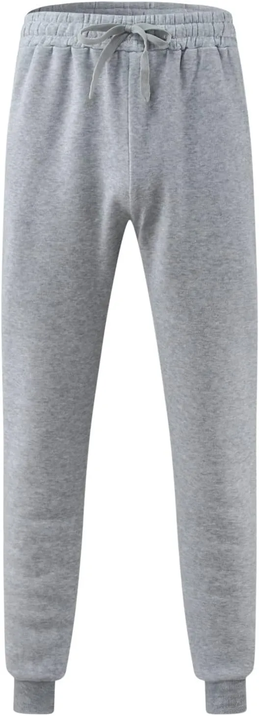 Cargo Sweatpants for Men Big and Tall Pocket Sports Fitness Sweatpants Relaxed-Fit Trousers Mens Cargo Pants Relaxed