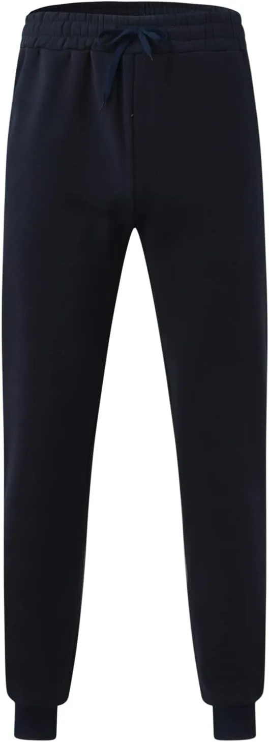Cargo Sweatpants for Men Big and Tall Pocket Sports Fitness Sweatpants Relaxed-Fit Trousers Mens Cargo Pants Relaxed