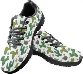 Casual Training Sneaker for Womens Mesh Running Shoes Lace-up Flats Footwear