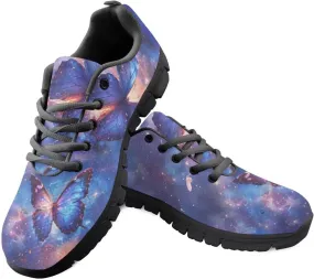 Casual Training Sneaker for Womens Mesh Running Shoes Lace-up Flats Footwear