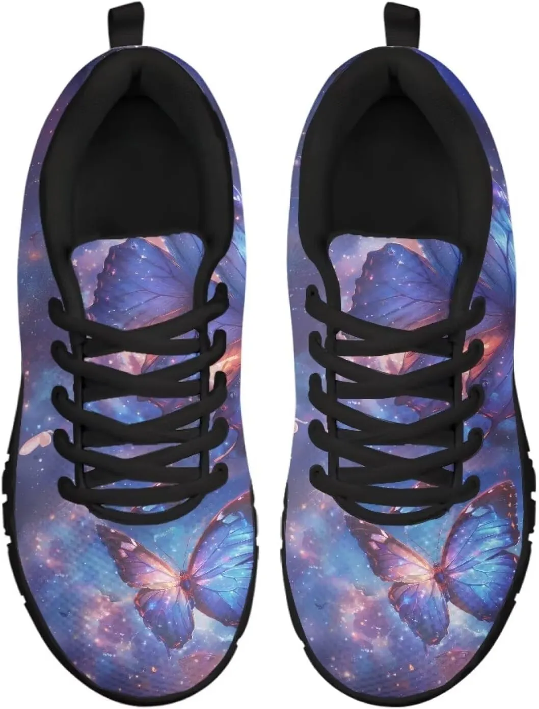 Casual Training Sneaker for Womens Mesh Running Shoes Lace-up Flats Footwear