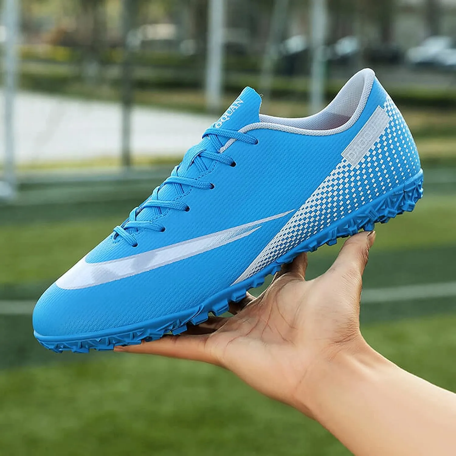 CERYTHRINA Kids Athletic Soccer Shoes Boys Girls Professional Football Shoes Mens Youth Comfortable and Breathable Football Cleats Training Sneakers