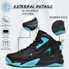 CJSPORX Men's Basketball Shoes Breathable Non-Slip Sneakers Fashionable Sports