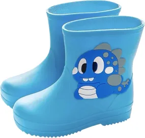 Classic Children Rainboots PVC Rubber Children Water Shoes Rain Boots Kids Baby Cartoon Shoes