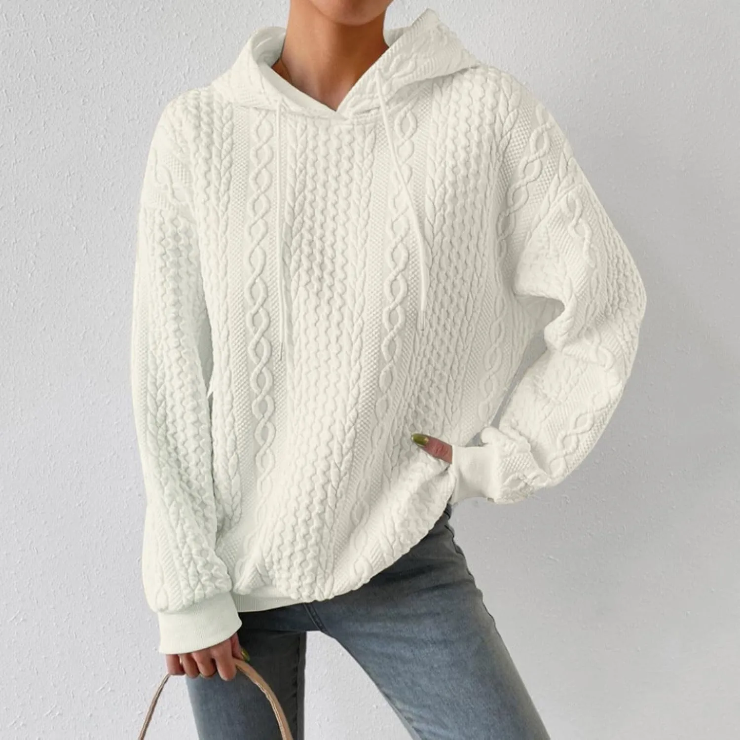 Comfrt Weighted Hoodie for Anxiety Women Winter Tops Fashion Comfortable Womens Hoodies Long Sleeve Sweatshirts