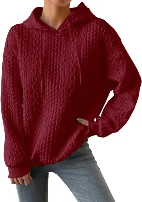 Comfrt Weighted Hoodie for Anxiety Women Winter Tops Fashion Comfortable Womens Hoodies Long Sleeve Sweatshirts