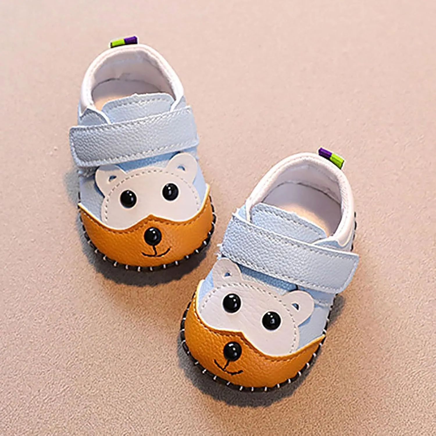Cute 𝐂artoon Prewalkers Shoes for Infant Baby Boys Girls Soft Sole Leather Non Slip Comfortable Sports Baby Water