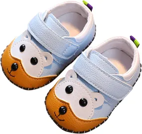 Cute 𝐂artoon Prewalkers Shoes for Infant Baby Boys Girls Soft Sole Leather Non Slip Comfortable Sports Baby Water