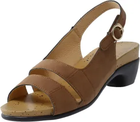 Eduavar Womens Wedge Sandals, Womens Sandals Elegant Low Heel Sandals with Ankle Strap Comfortable Peep Toe Sandals