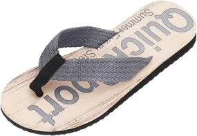 Fashion Spring and Summer Men Flip Flops Flat Bottom Lightweight Non Slip Wood Grain Casual Beach Men's Flip Flops
