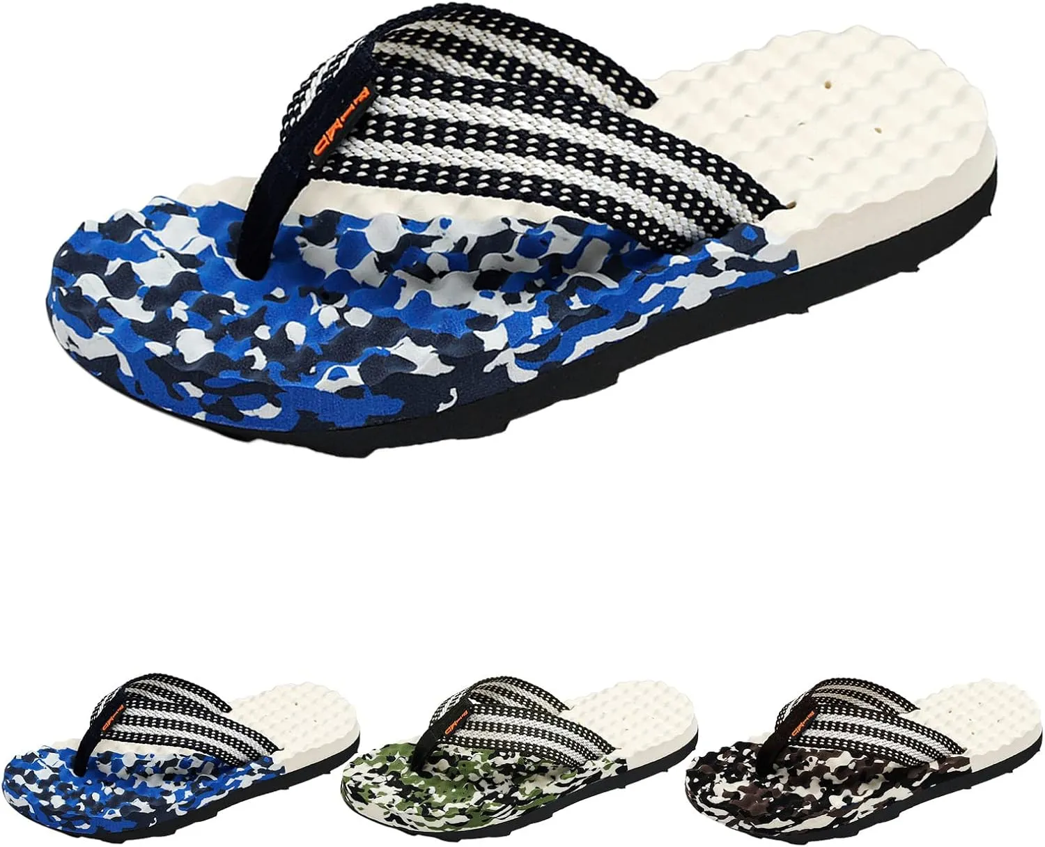 Fashion Summer Men Flip Flops Flat Bottom Thick Bottom Non Slip and Light Cover Comfortable Mens Slippers Slides