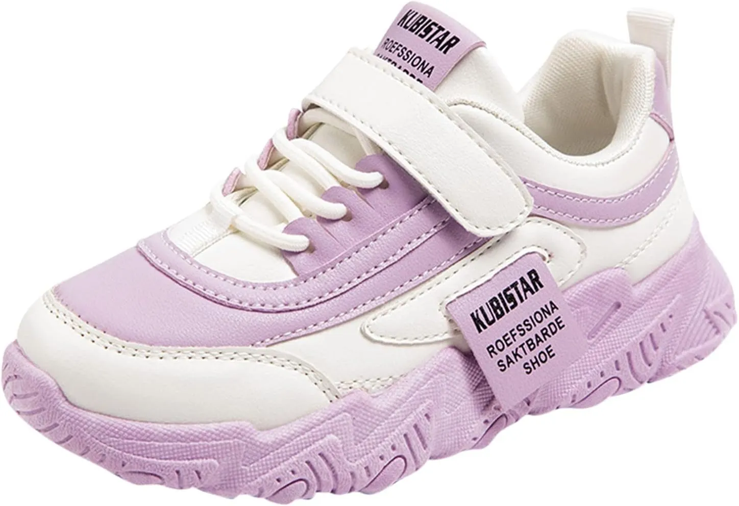Fashion Teen Girls All Seasons Sports Shoes Girls Solid Flat Thick Sole Non-Slip Hook Sprinkles Running Shoes