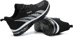 FLIOZY Womens Running Shoes Air Cushion Lightweight Sneakers Lace up Walking Tennis Shoes for Women