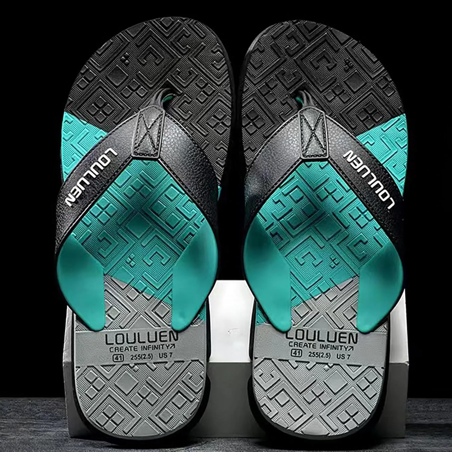 Foreign Trade Flip Flops for Men Beach Slippers for Men Summer Non Slip External Wearing with Toe Comfort Sandals
