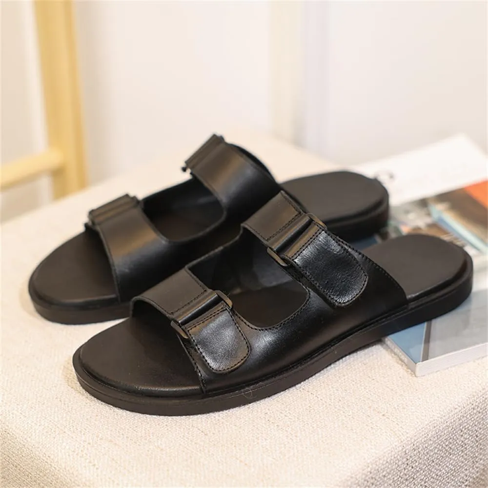 Genuine Leather Sandals Mens for Outdoor Sandals Mens Adjustable Strap Sandals Leather Sandals Men