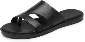 Genuine Leather Sandals Mens For Outdoor Sandals Mens Fashion Slippers