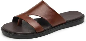 Genuine Leather Sandals Mens For Outdoor Sandals Mens Fashion Slippers