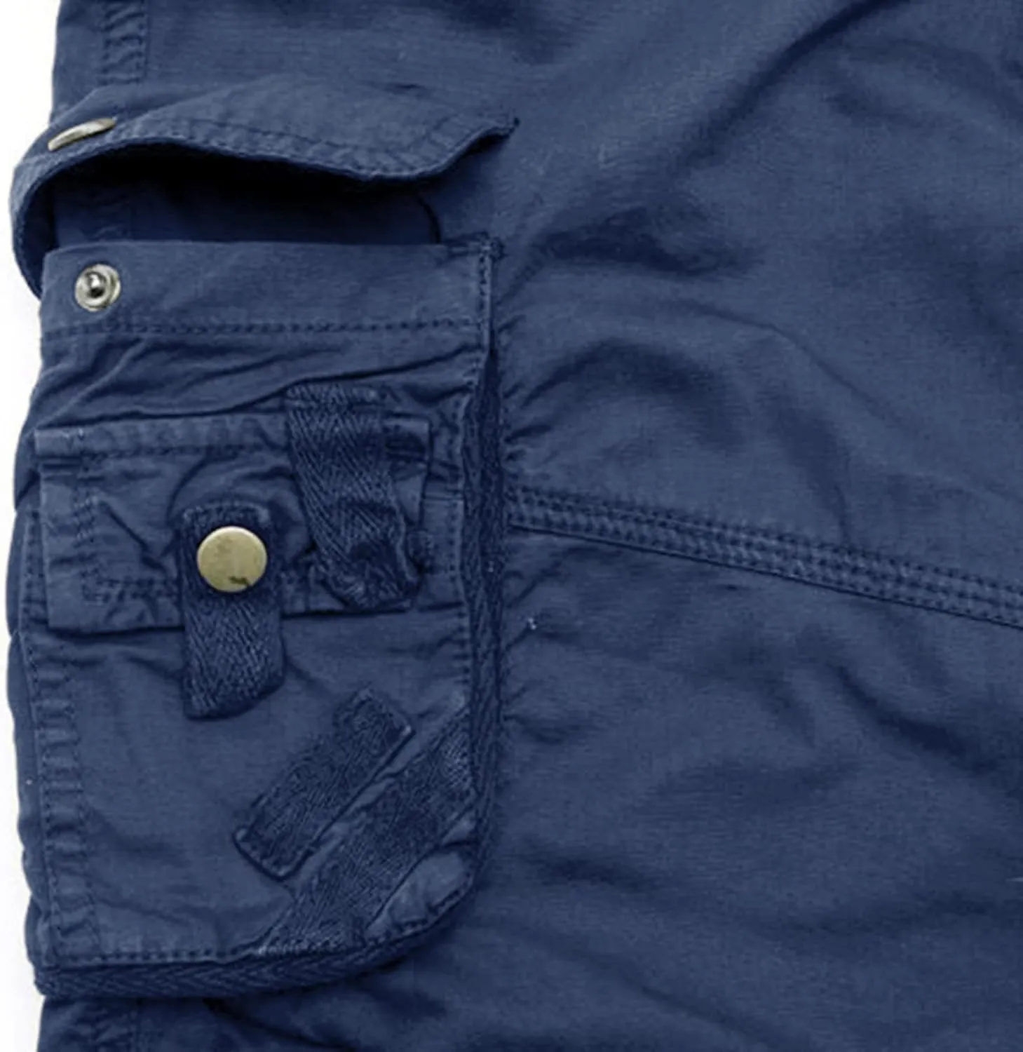 GIERIDUC Mens Cargo Shorts Elastic Drawstring Athletic Shorts Summer Casual Cotton Shorts Big & Tall Relaxed Fit Work Shorts