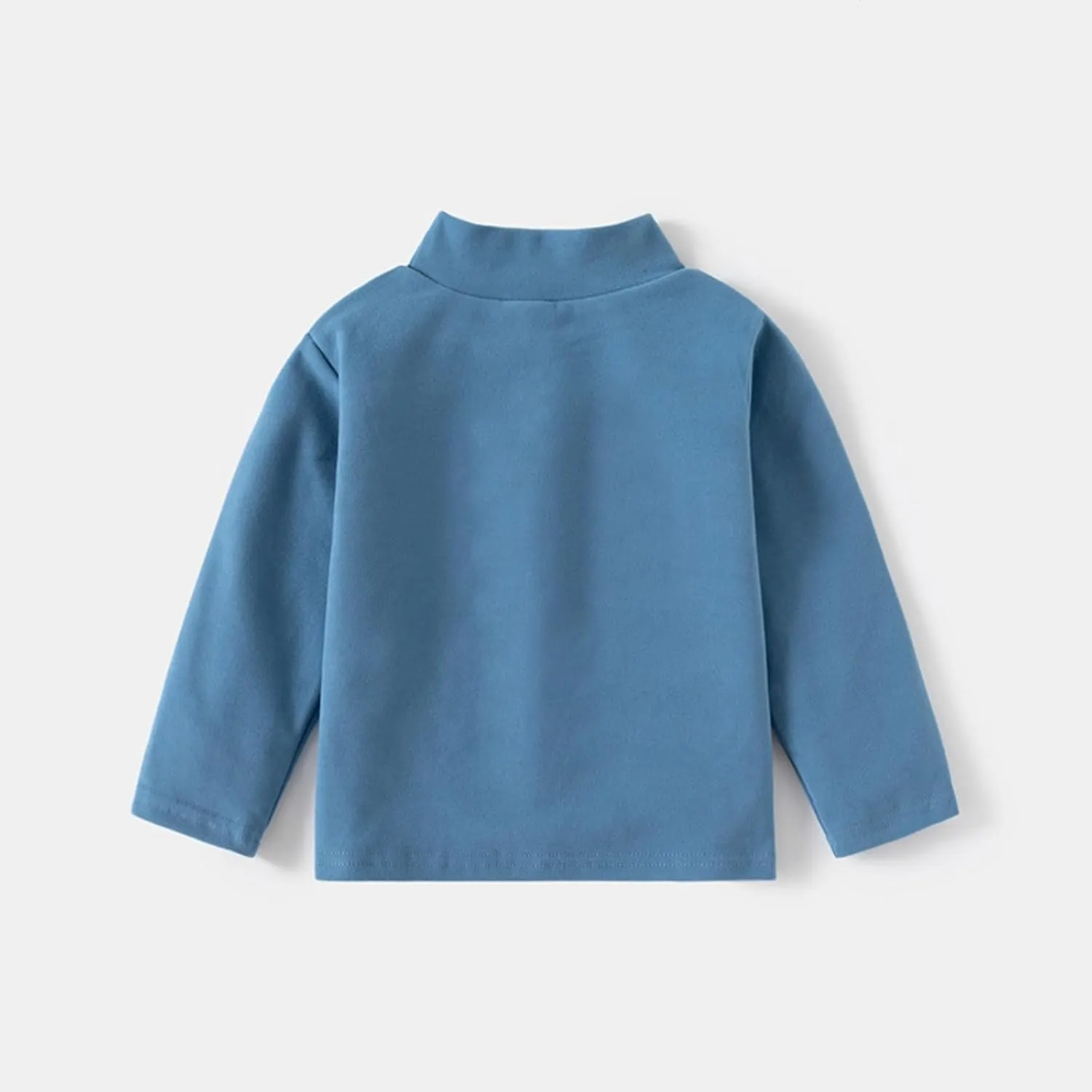 Girls Boys & Toddler Solid Crewneck Cotton Kids Shirt Girls Casual Tops Long Sleeve Crewneck Clothes