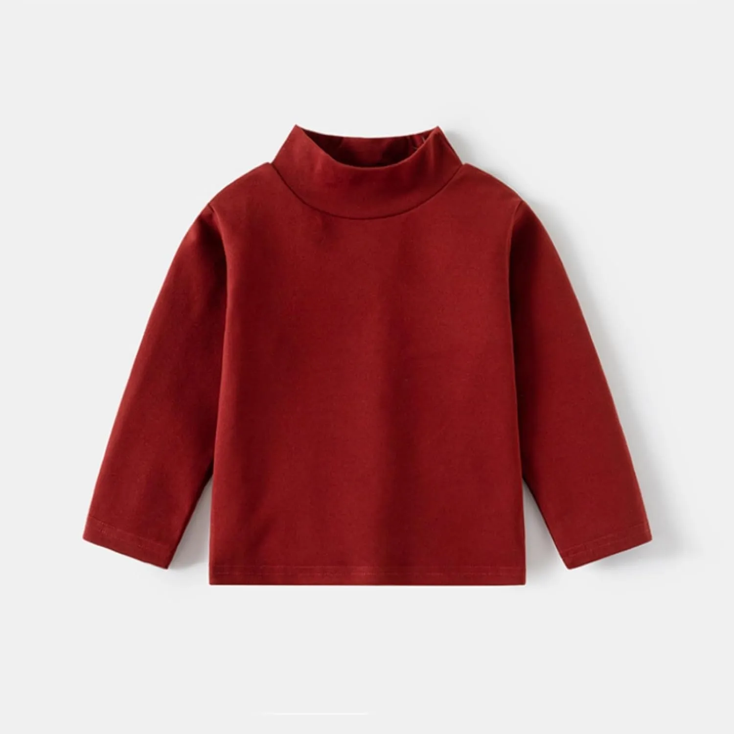 Girls Boys & Toddler Solid Crewneck Cotton Kids Shirt Girls Casual Tops Long Sleeve Crewneck Clothes