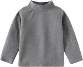 Girls Boys & Toddler Solid Crewneck Cotton Kids Shirt Girls Casual Tops Long Sleeve Crewneck Clothes