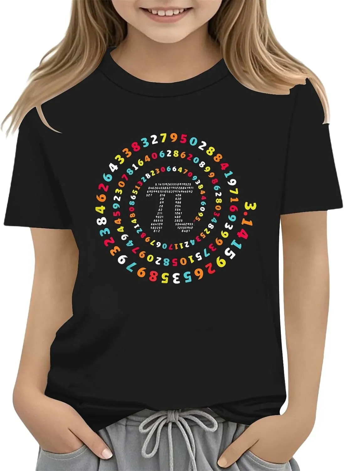Girls Boys Short Sleeve T Shirts T Shirts 2025 Summer Kids Soft Comfortable Tops