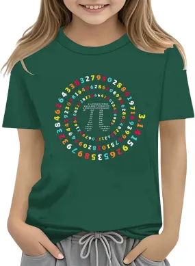 Girls Boys Short Sleeve T Shirts T Shirts 2025 Summer Kids Soft Comfortable Tops