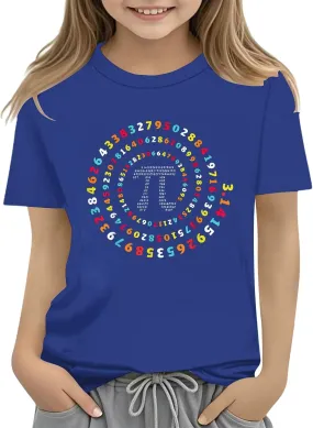 Girls Boys Short Sleeve T Shirts T Shirts 2025 Summer Kids Soft Comfortable Tops