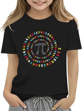 Girls Boys Short Sleeve T Shirts T Shirts 2025 Summer Kids Soft Comfortable Tops