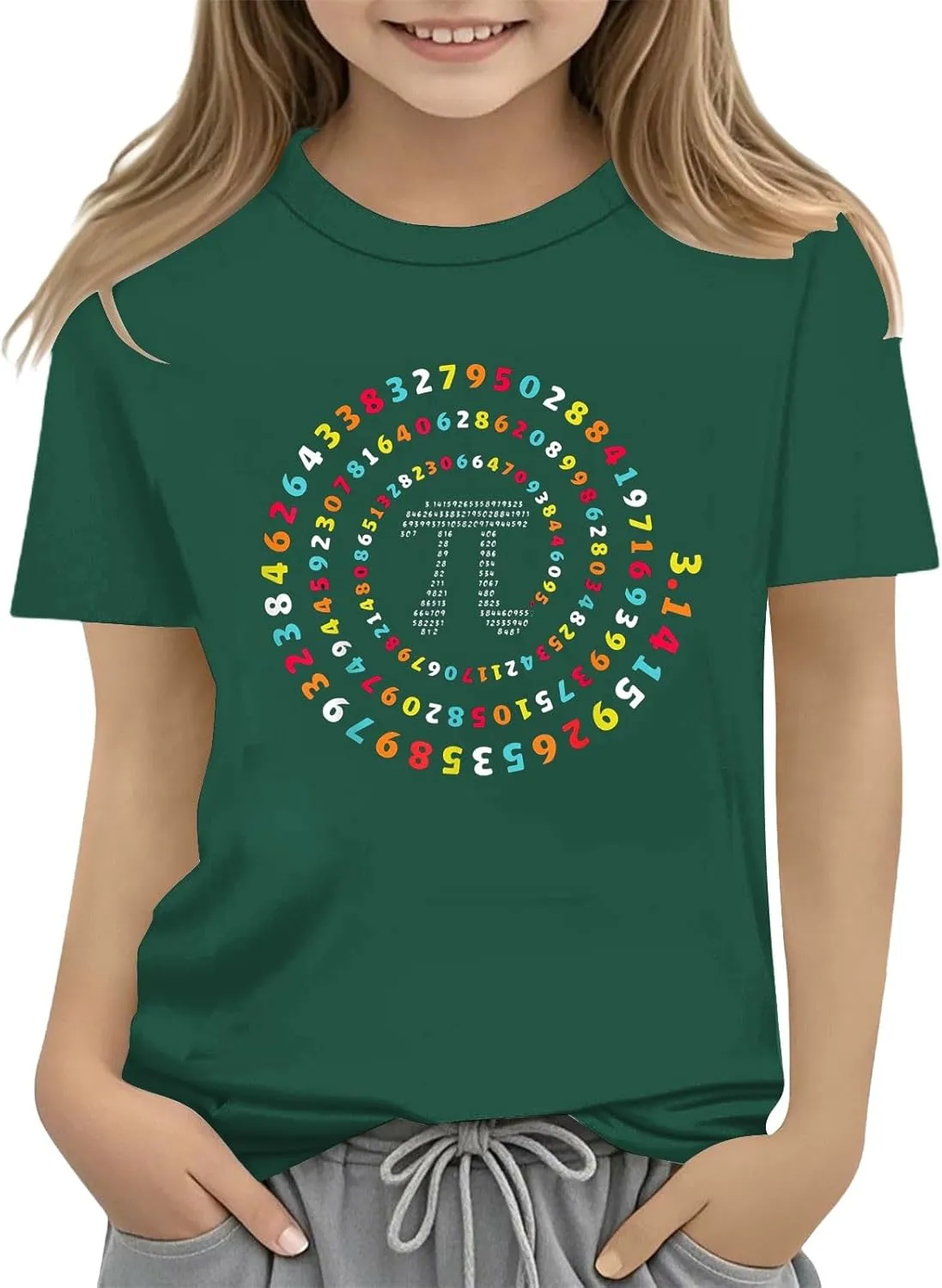 Girls Boys Short Sleeve T Shirts T Shirts 2025 Summer Kids Soft Comfortable Tops