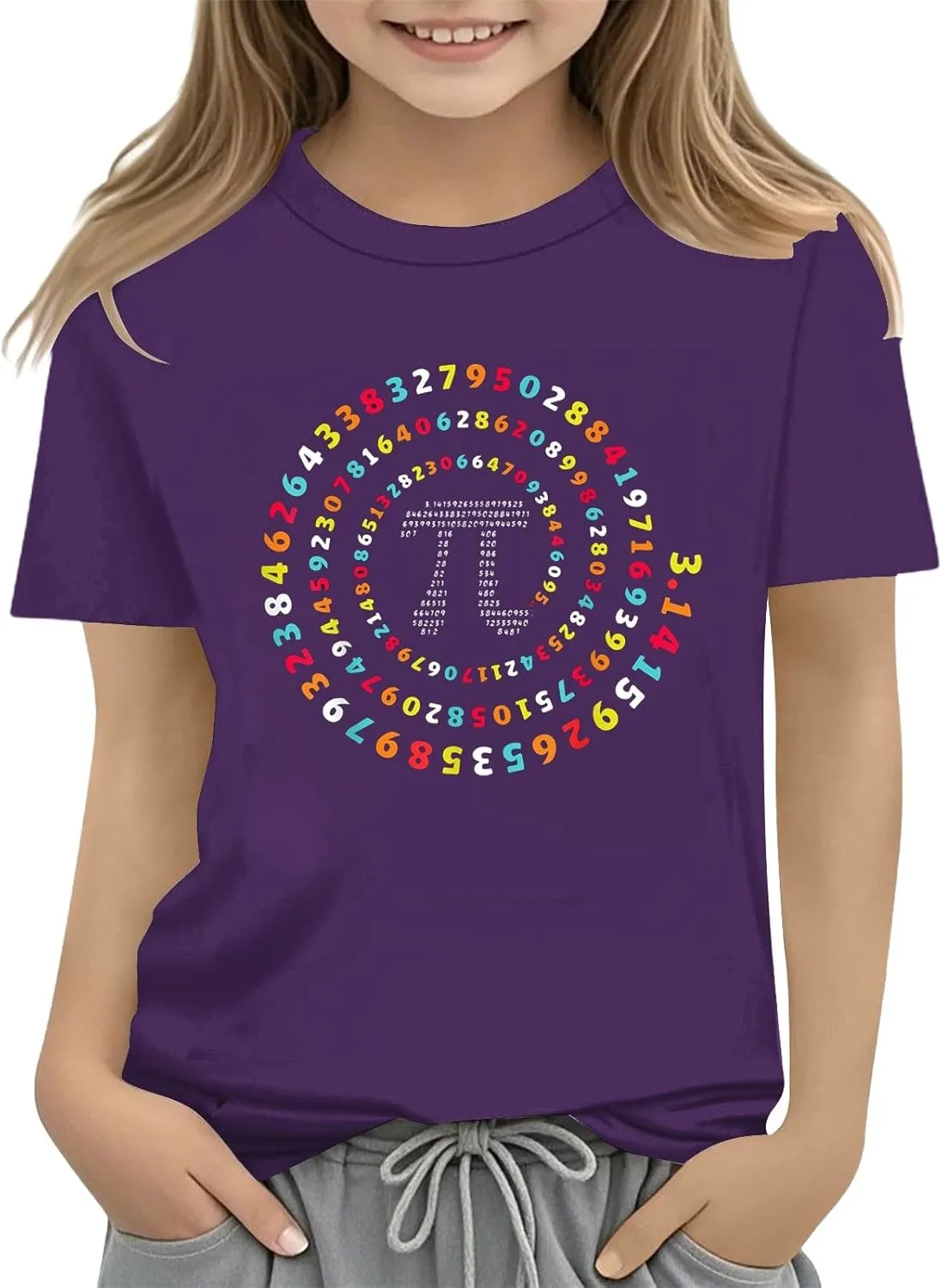 Girls Boys Short Sleeve T Shirts T Shirts 2025 Summer Kids Soft Comfortable Tops