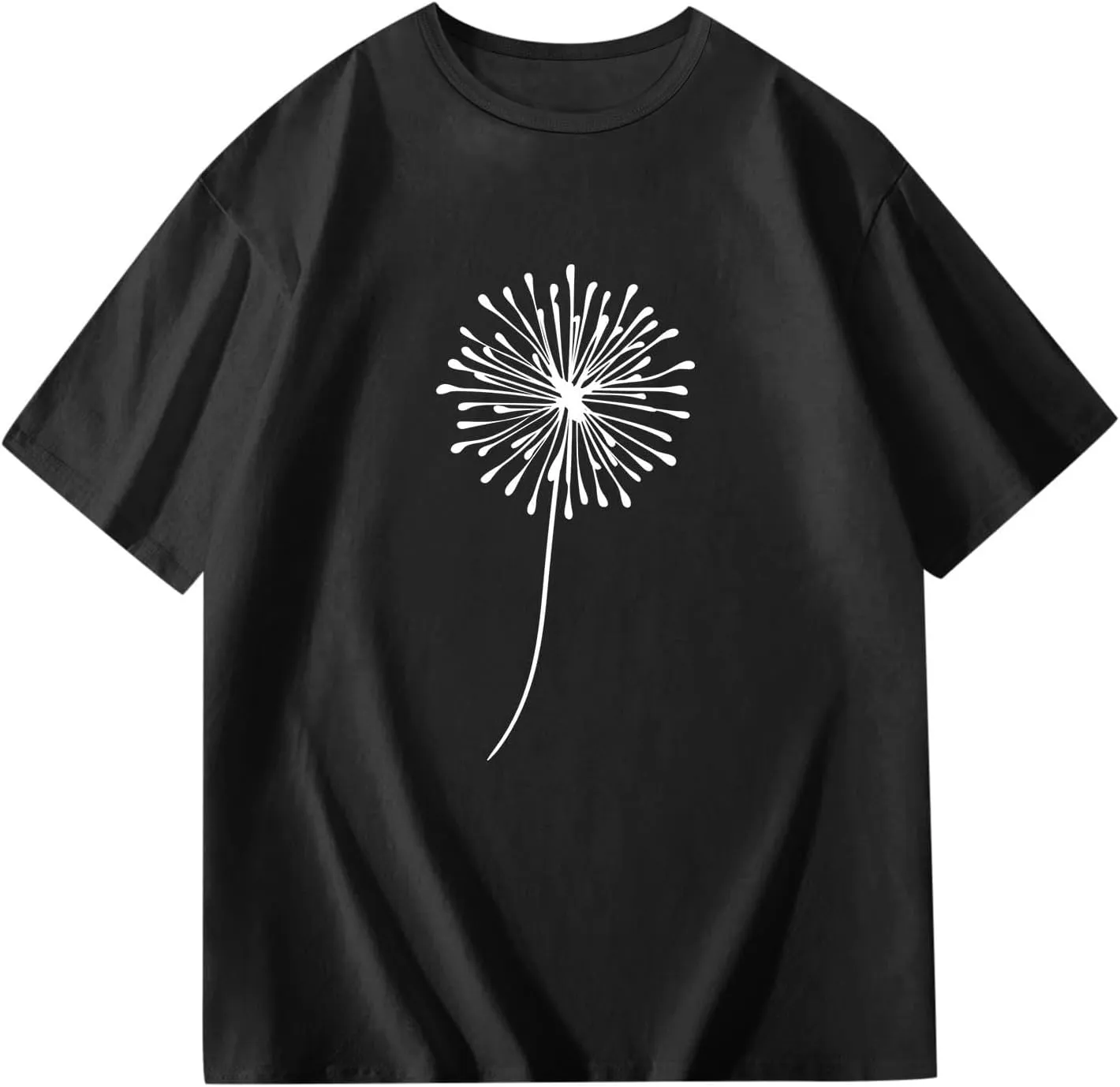 Girls Graphic T Shirts Short Sleeve Oversize Crew Neck Solid Athletic Casual Tee Tops Teenager Loose Fit Summer Blouse