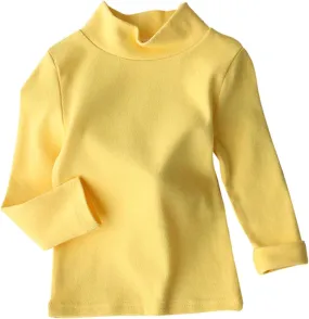 Girls Long Sleeve Crewneck Tee Kids Cotton with Spandex Long Sleeve Crewneck T Shirt for Girls